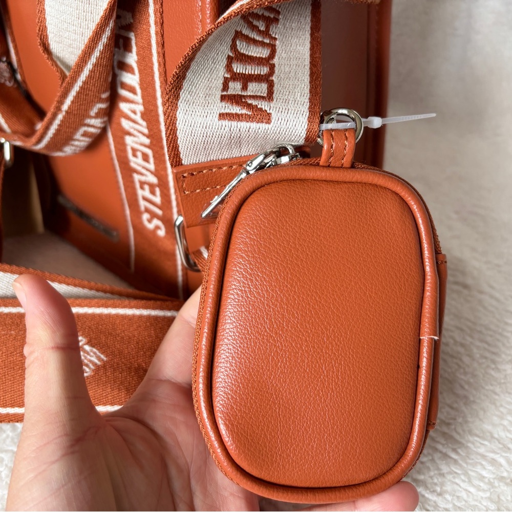 Steve Madden Bwebber Satchel - Whiskey Spice NWT - Picture 7 of 9